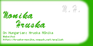 monika hruska business card